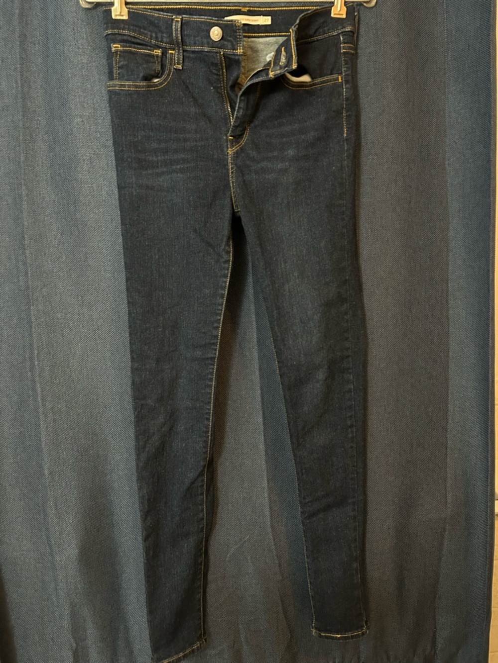 Levi’s High Rise Super Skinny Dark BlueJeans